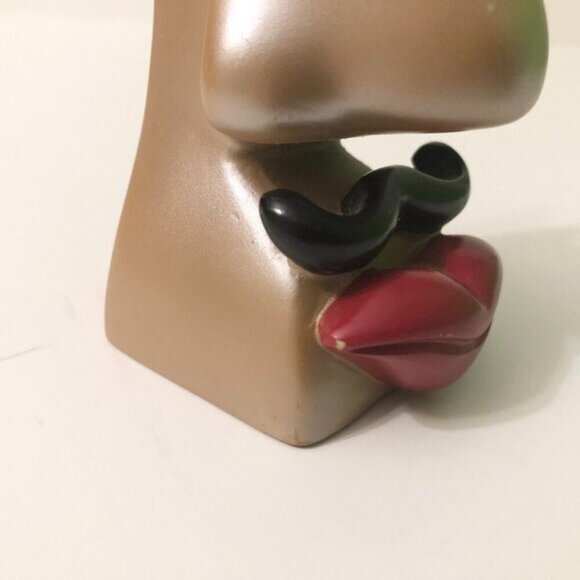 Picasso Nose Mustache Eyeglass Holder Rest Stand Pop Art  Figurine Plastic - Picture 9 of 16